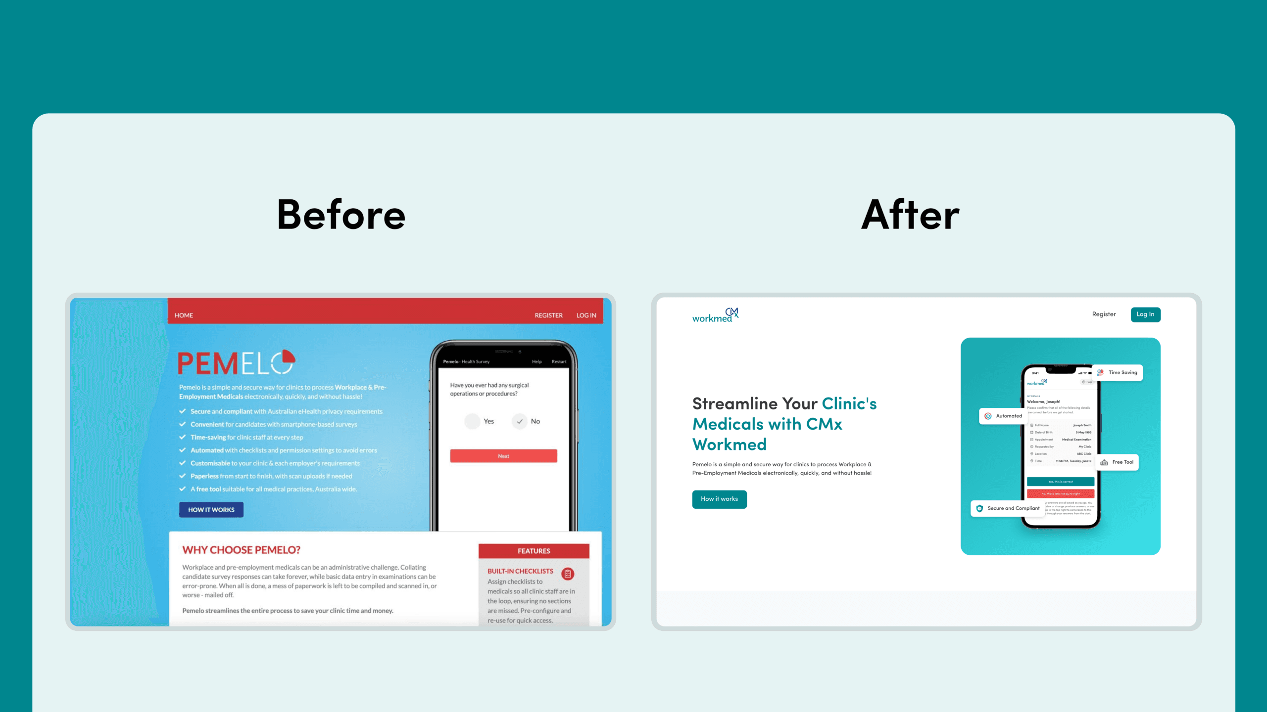 CMX WorkMed Platform Revamp